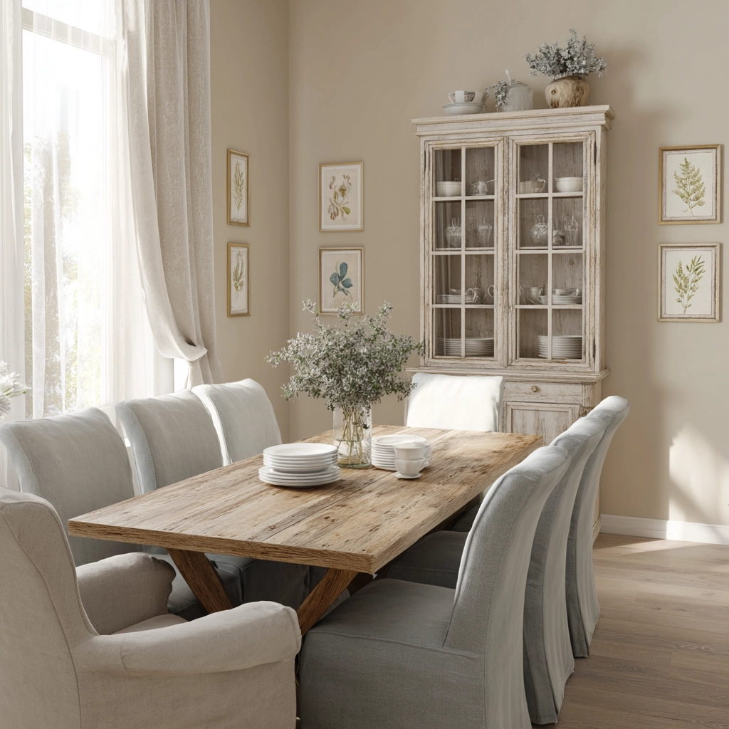 shabby chic dining room 22