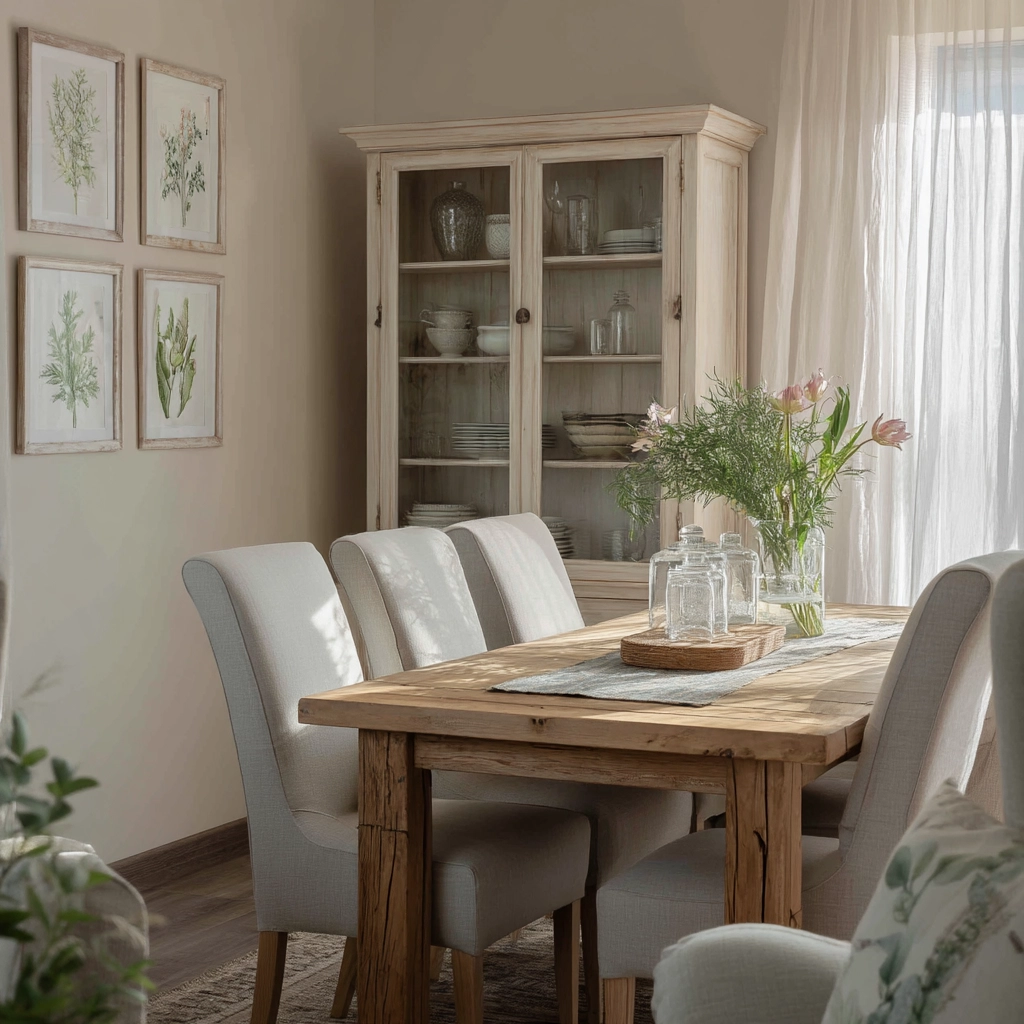 shabby chic dining room 23