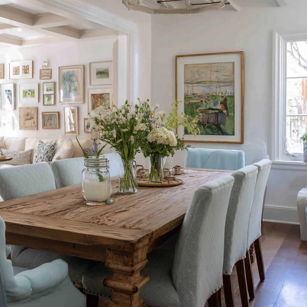 shabby chic dining room 47