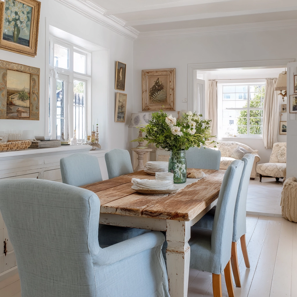 shabby chic dining room 48