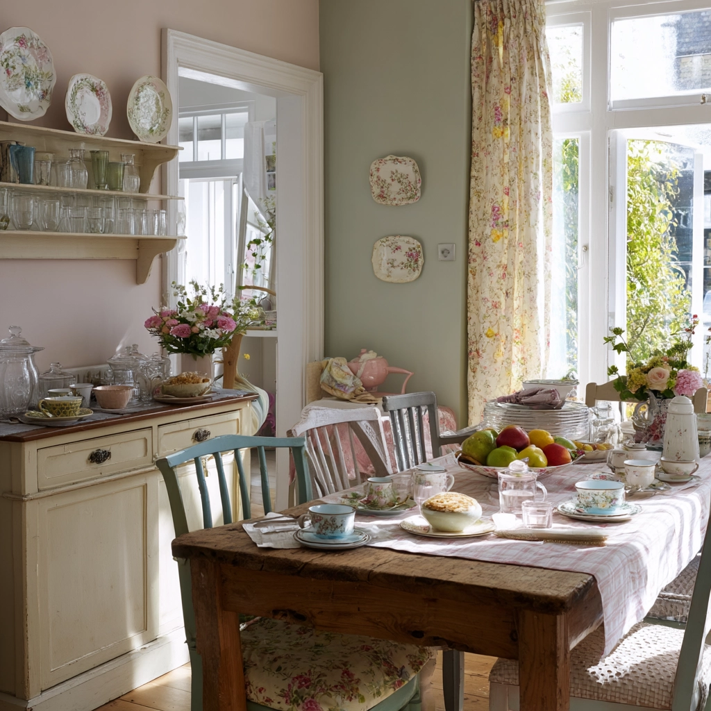 shabby chic dining room 49