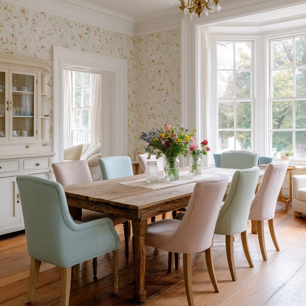 shabby chic dining room 58