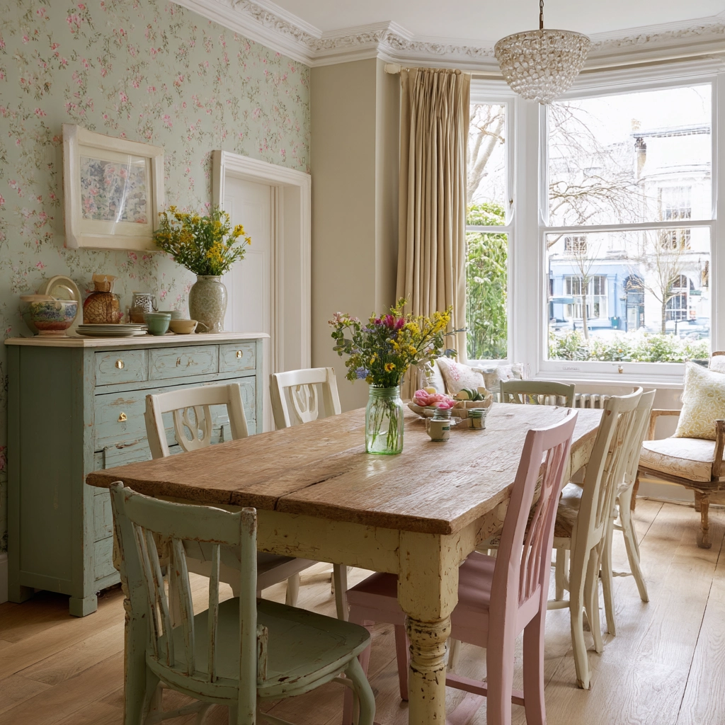 shabby chic dining room 59