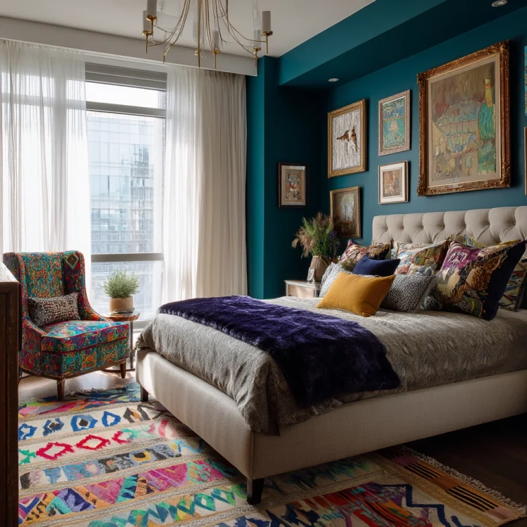 small maximalist bedroom 1