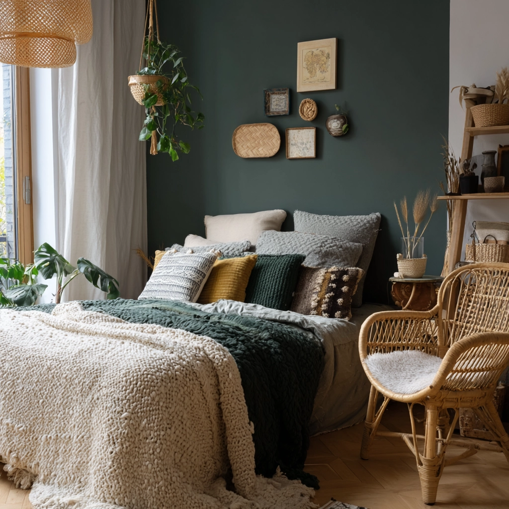 small maximalist bedroom 20