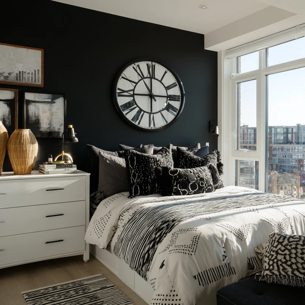 small maximalist bedroom 32