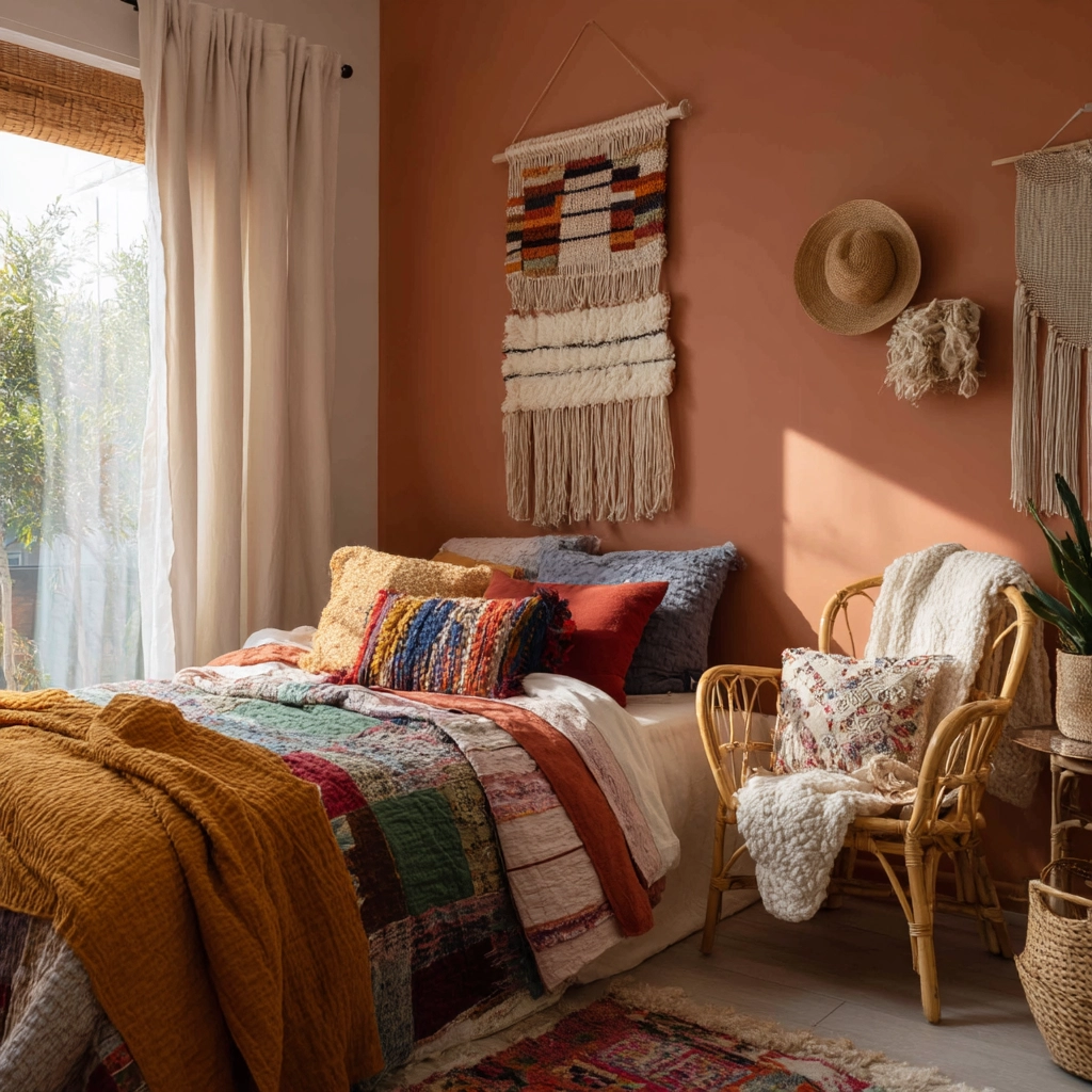 small maximalist bedroom 35