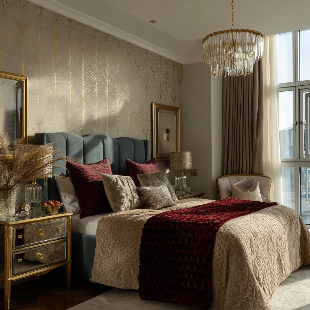 small maximalist bedroom 39