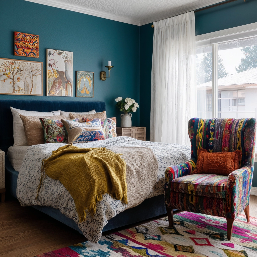 small maximalist bedroom 4