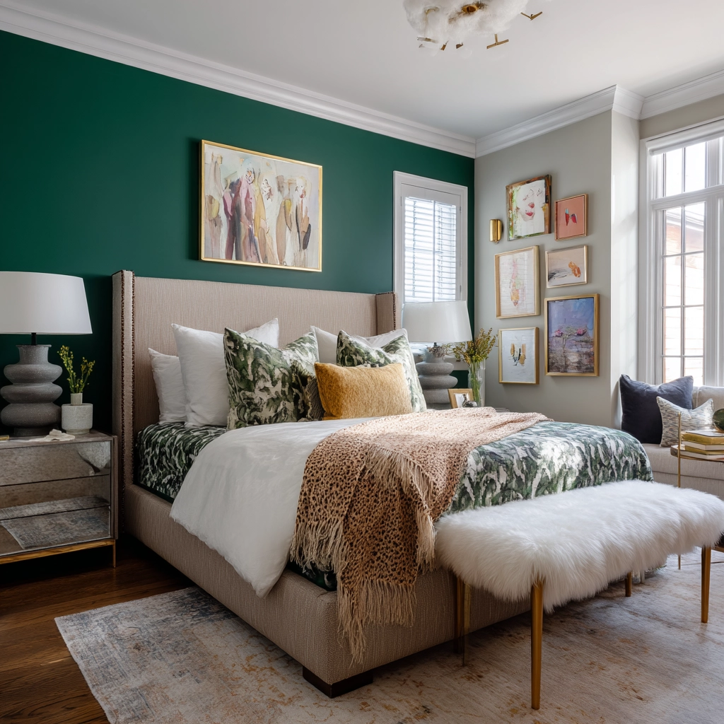 small maximalist bedroom 50