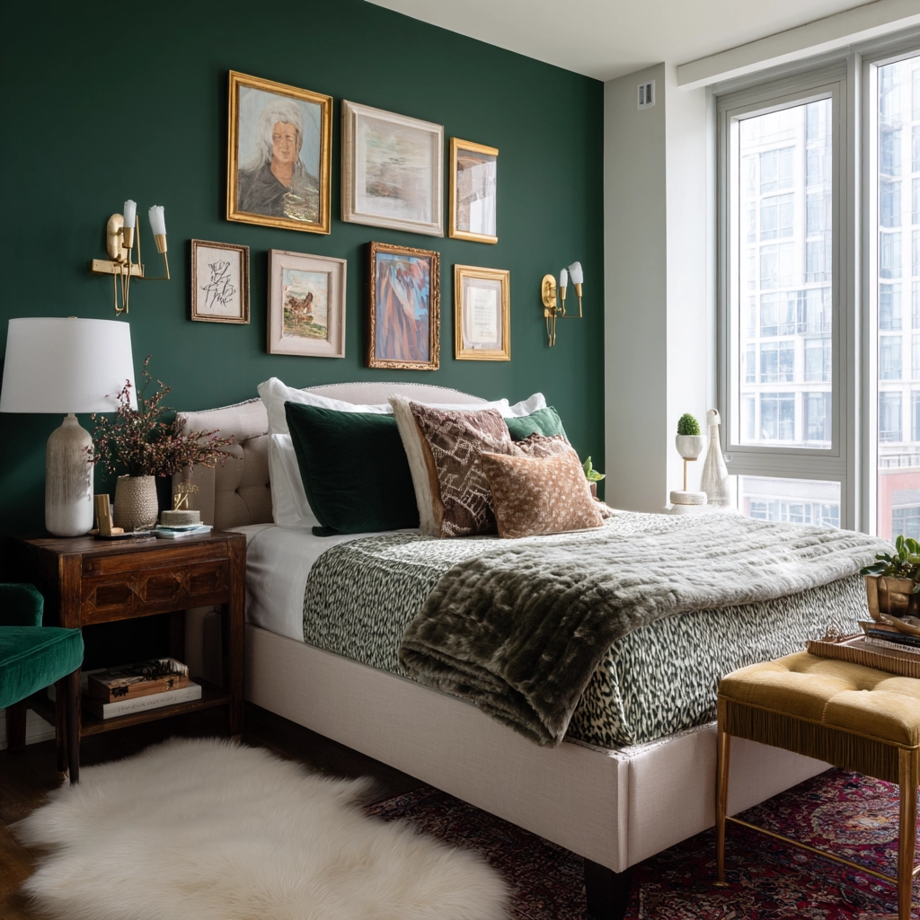 small maximalist bedroom 52