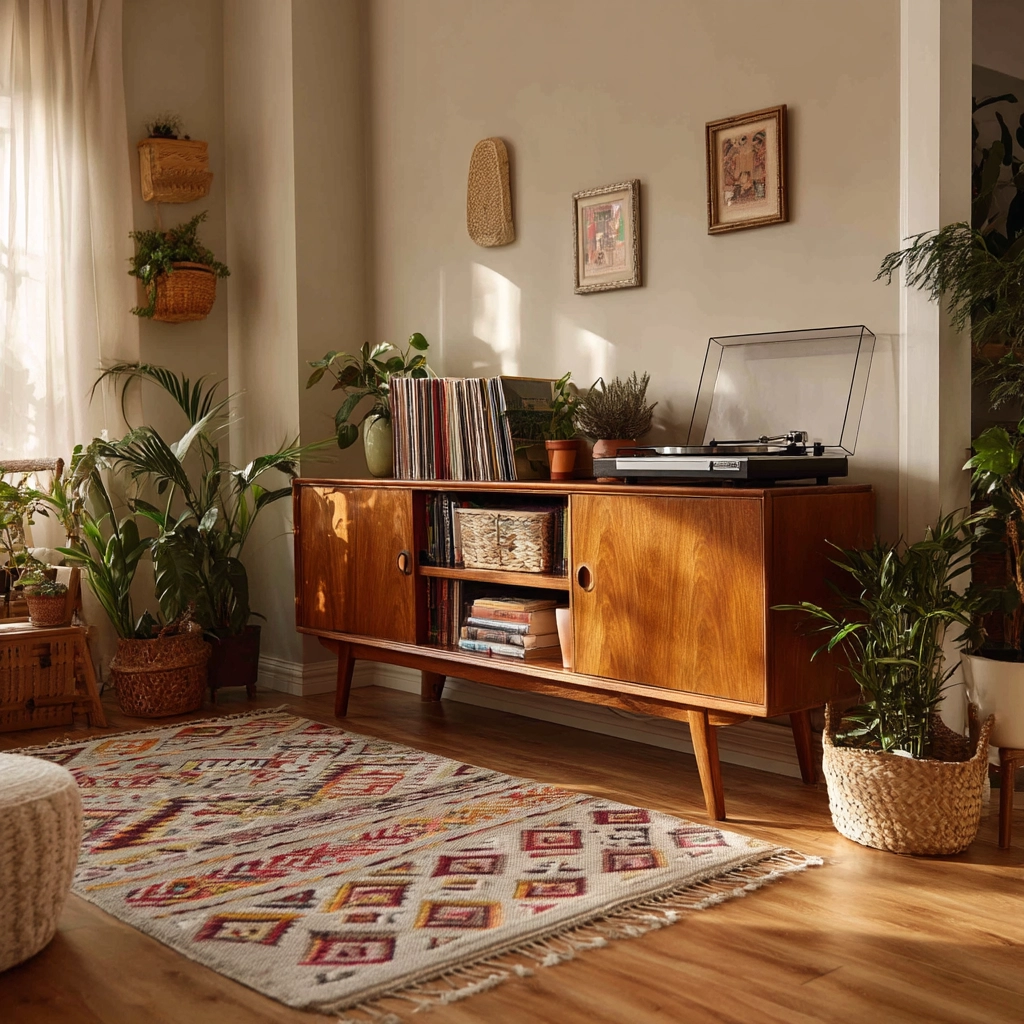 vintage living room ideas 10