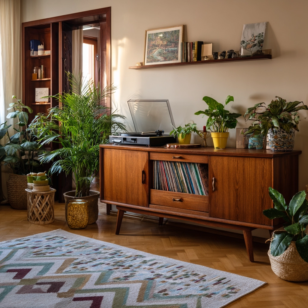 vintage living room ideas 11