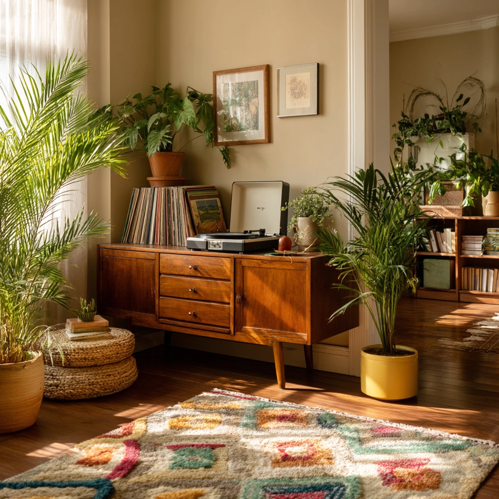 vintage living room ideas 12