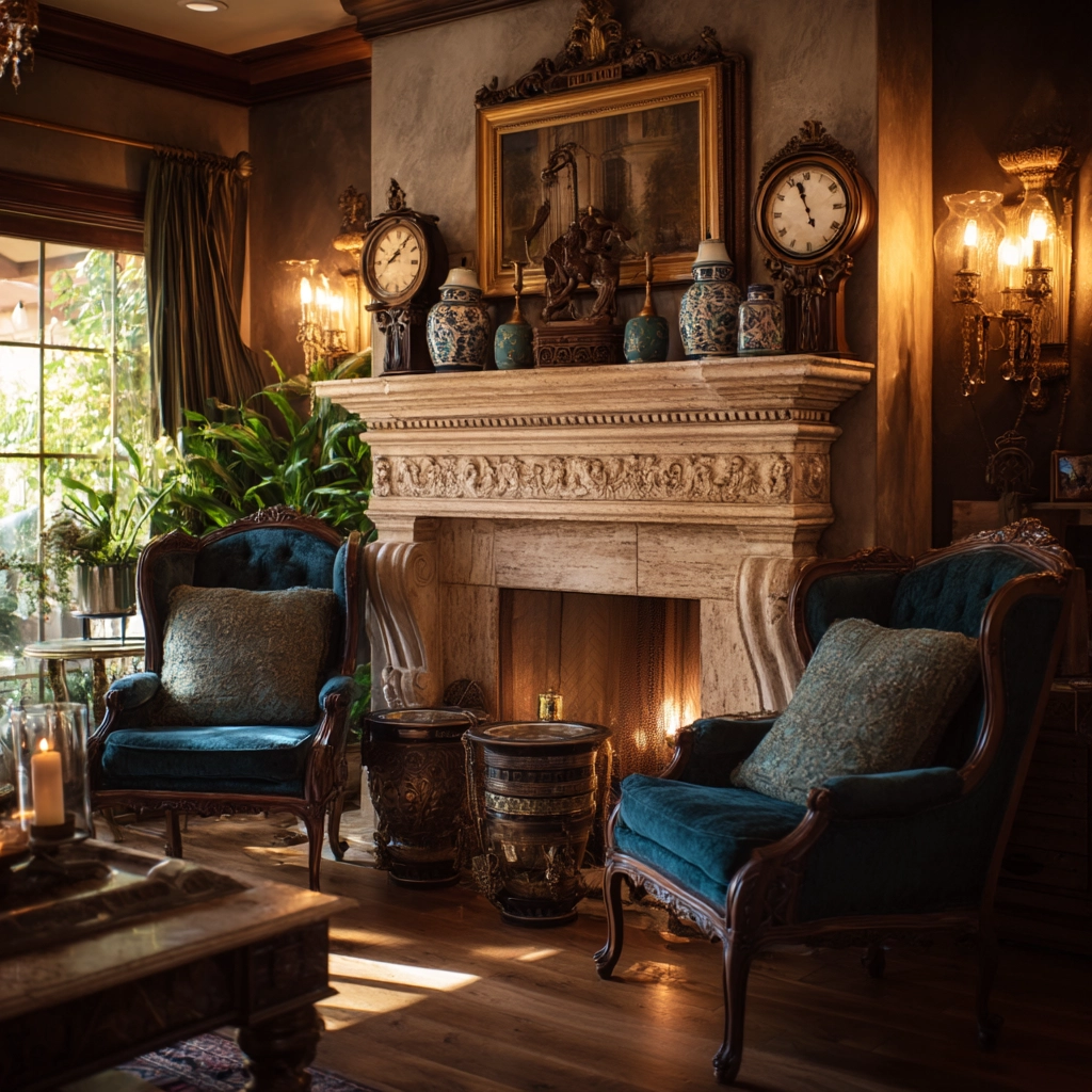 vintage living room ideas 22