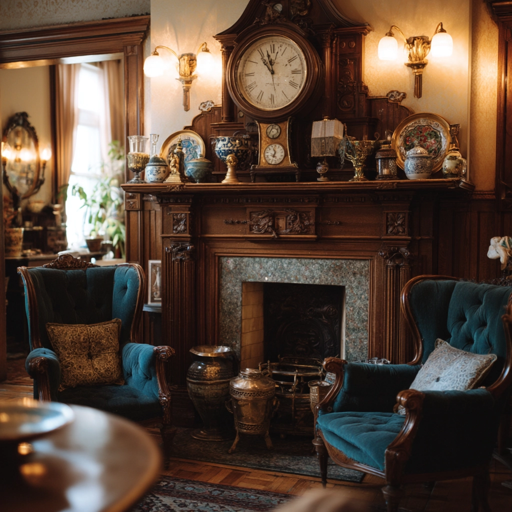 vintage living room ideas 24