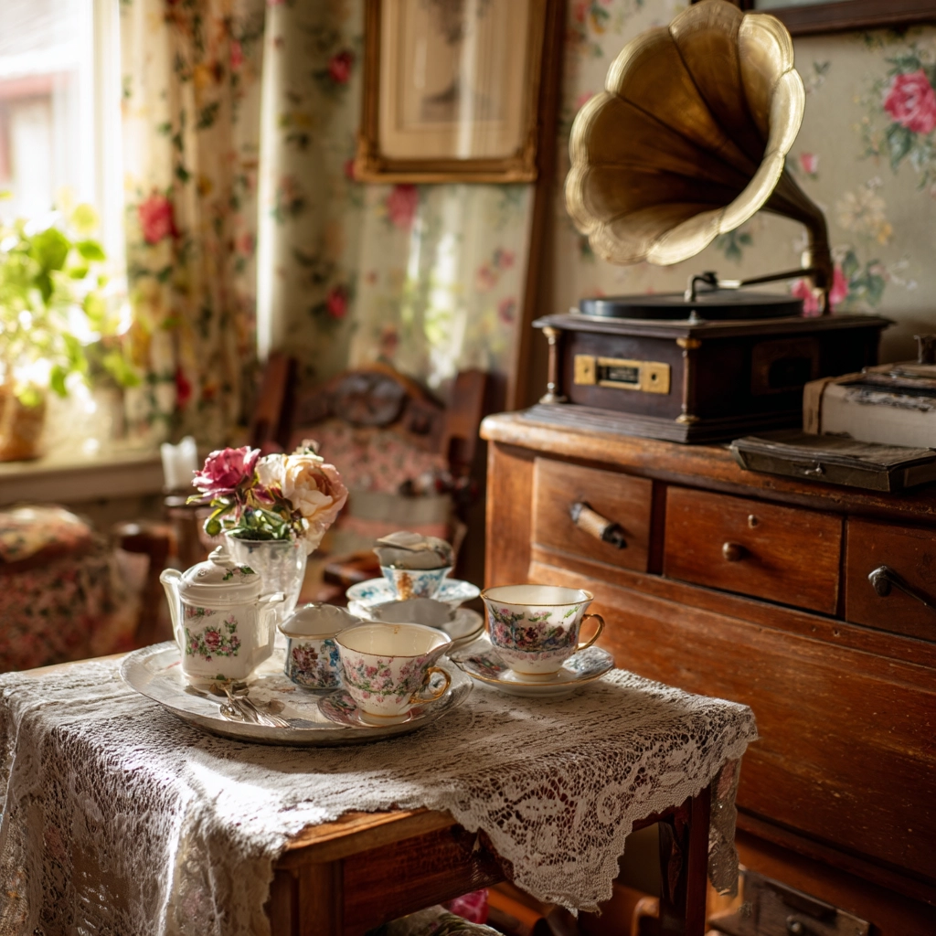 vintage living room ideas 36