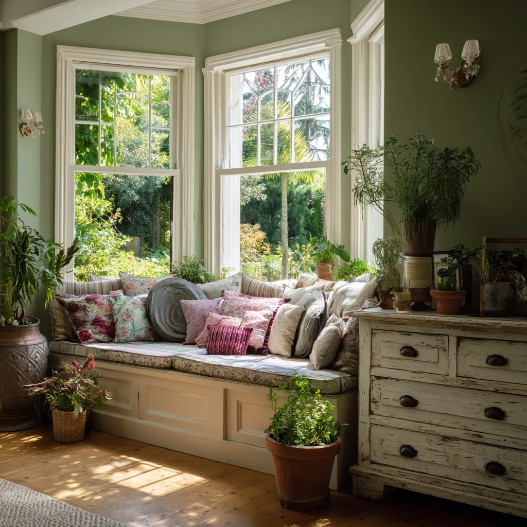 vintage living room ideas 44