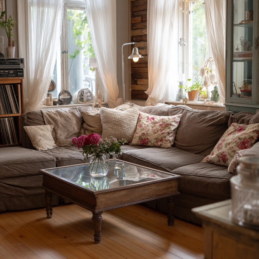 vintage living room ideas 51