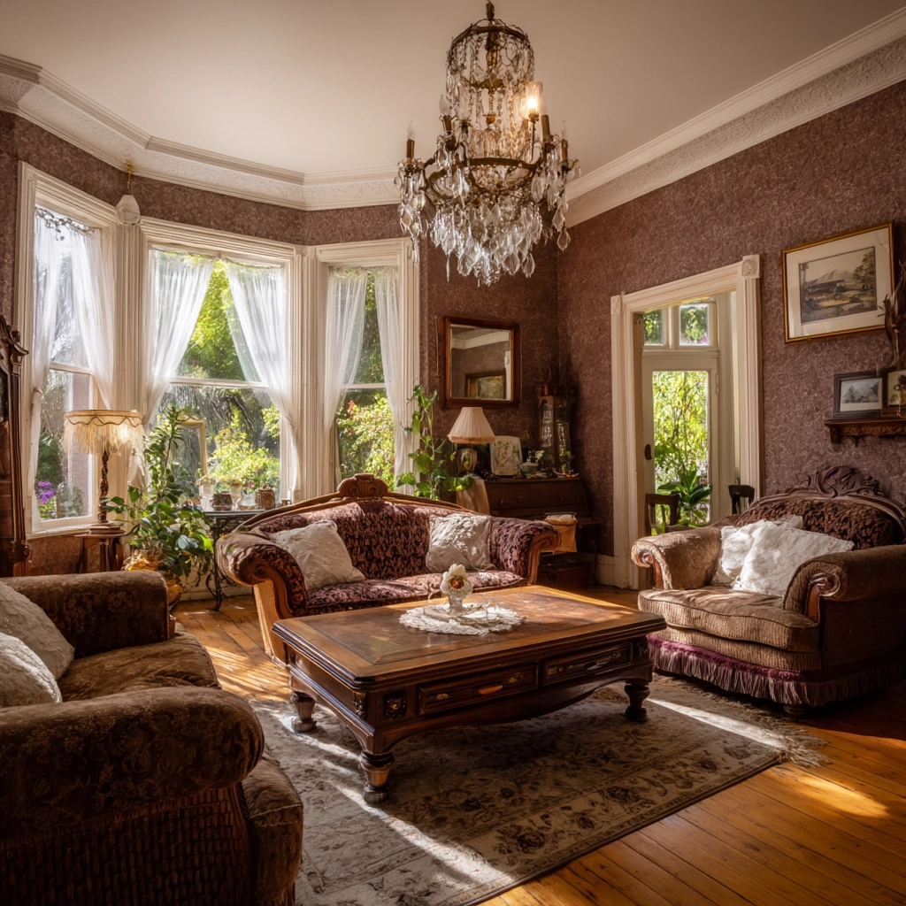 vintage living room ideas 59