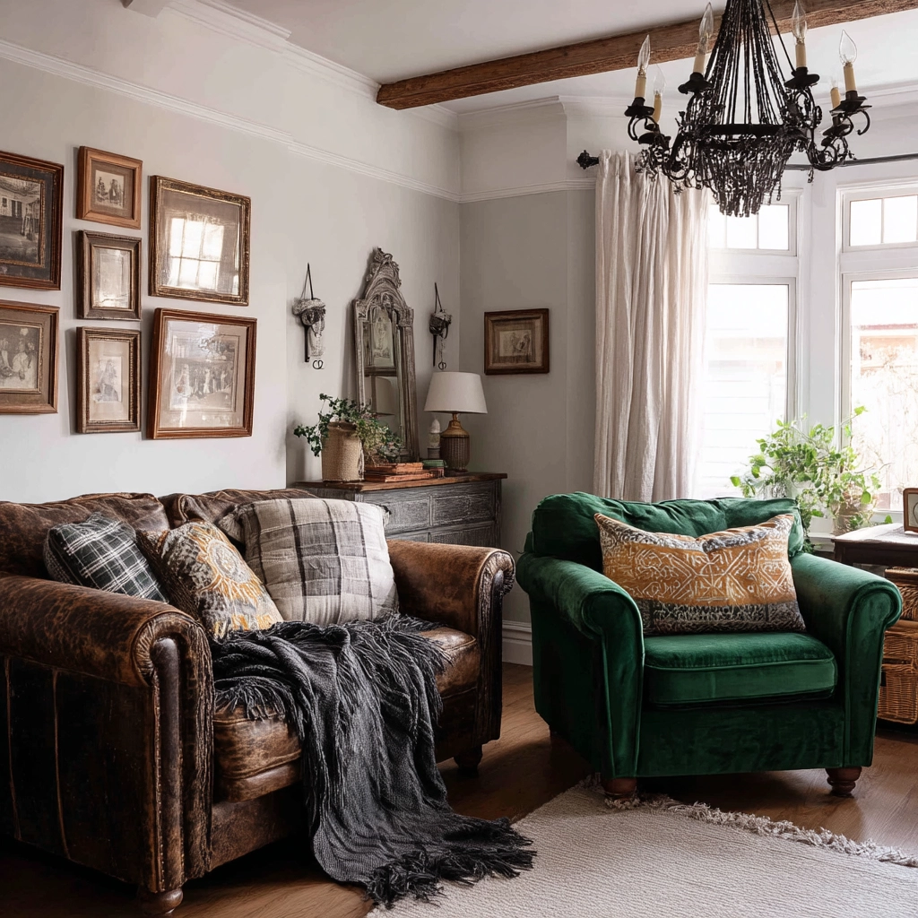 vintage living room ideas 7