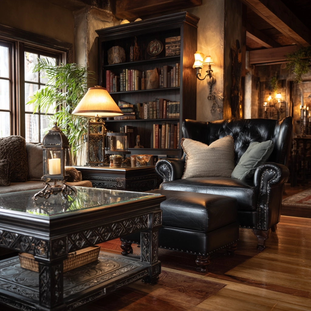 western gothic living room 10