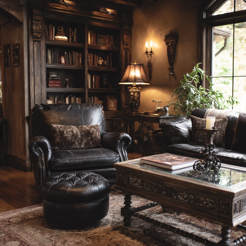 western gothic living room 12