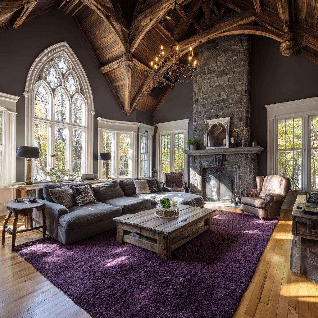 western gothic living room 14