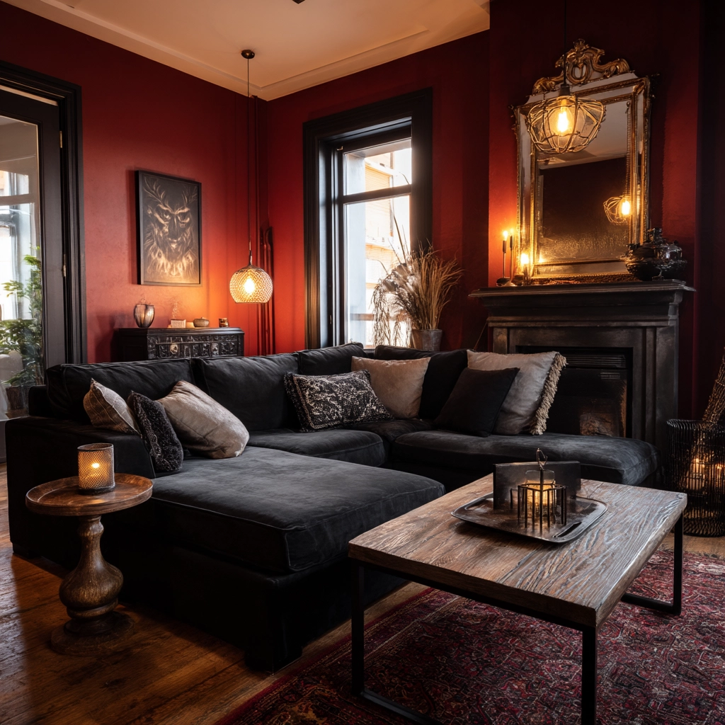 western gothic living room 17