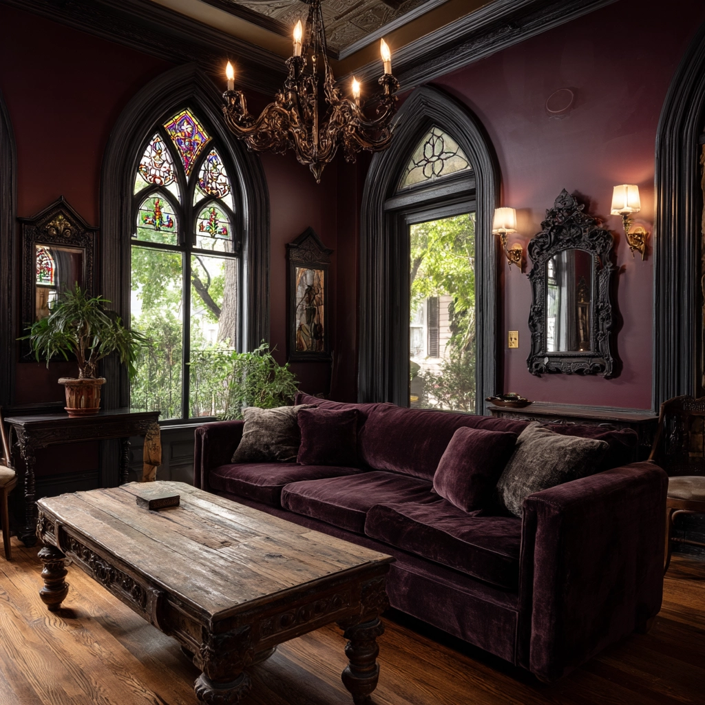 western gothic living room 2