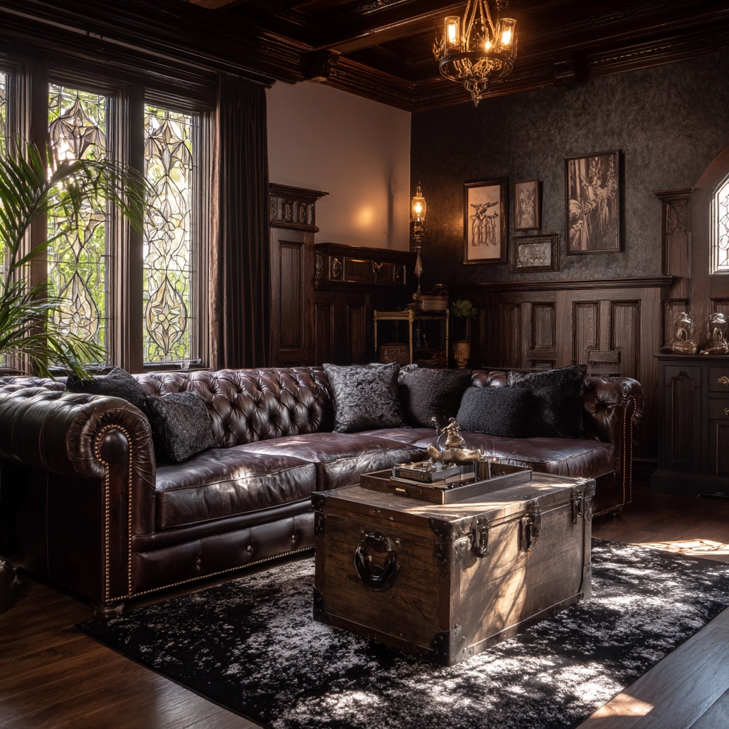 western gothic living room 25