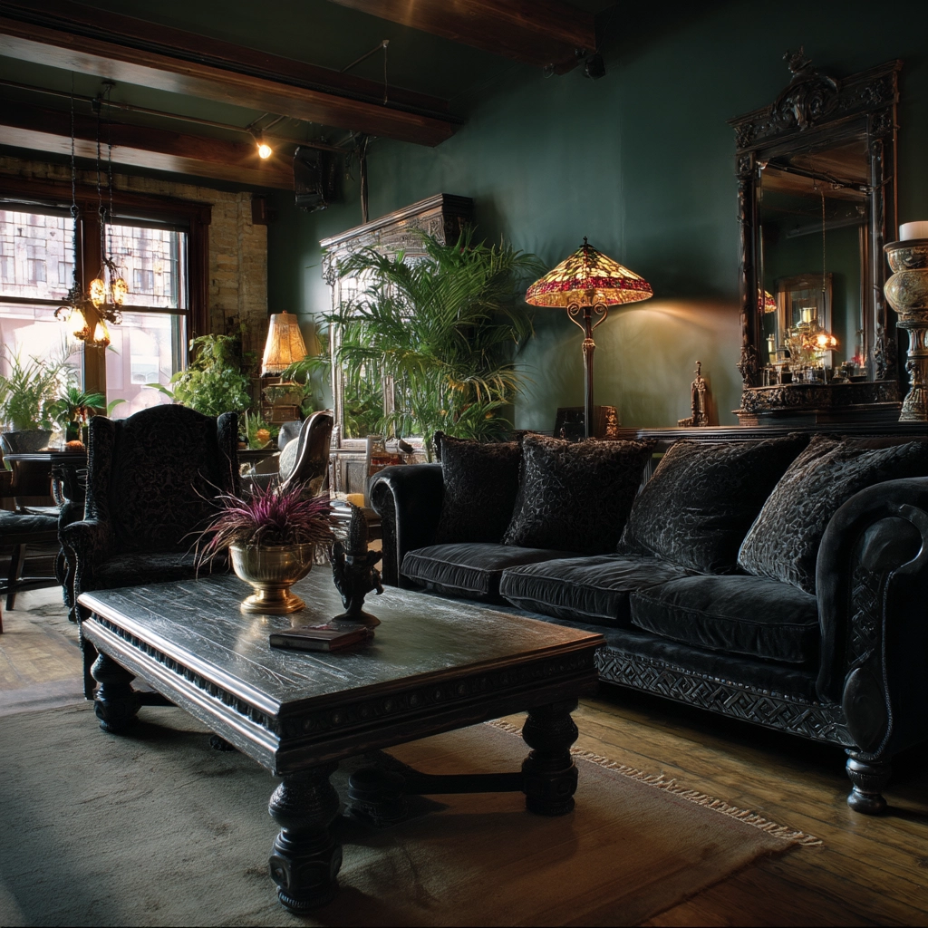 western gothic living room 30