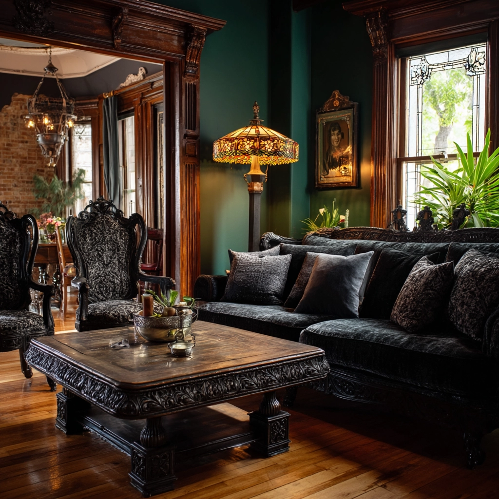 western gothic living room 31