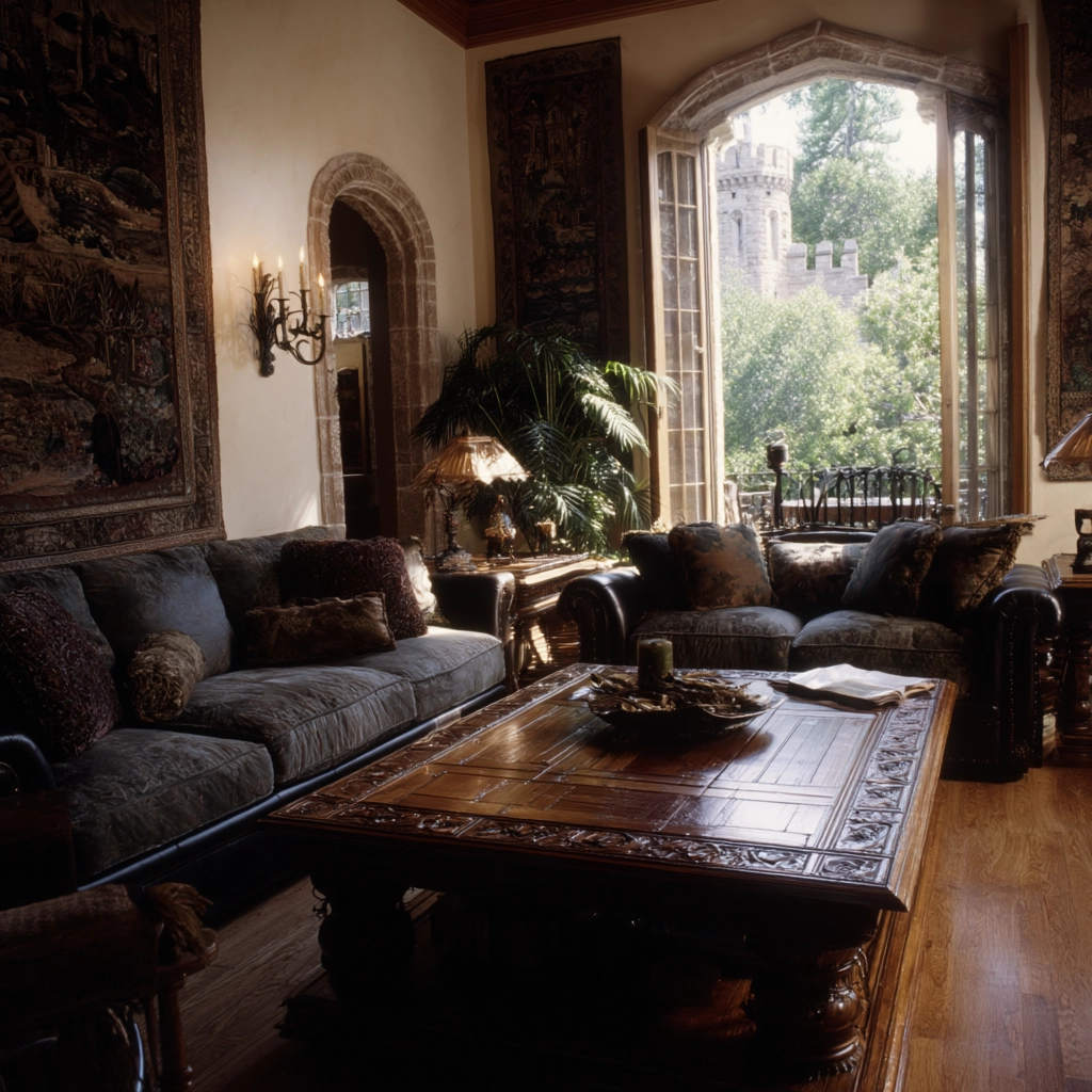 western gothic living room 34
