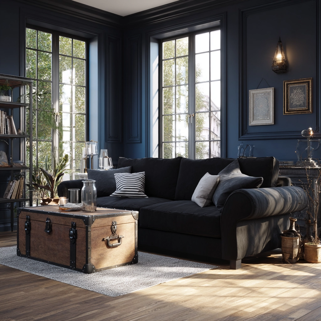 western gothic living room 37