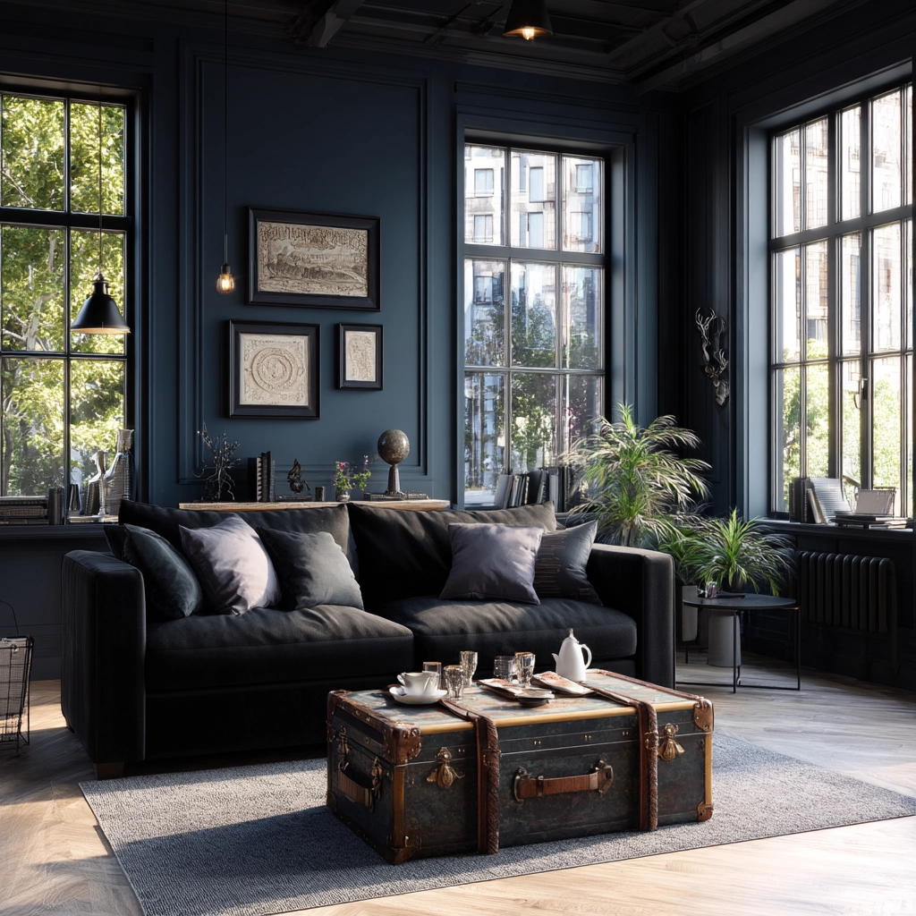 western gothic living room 39