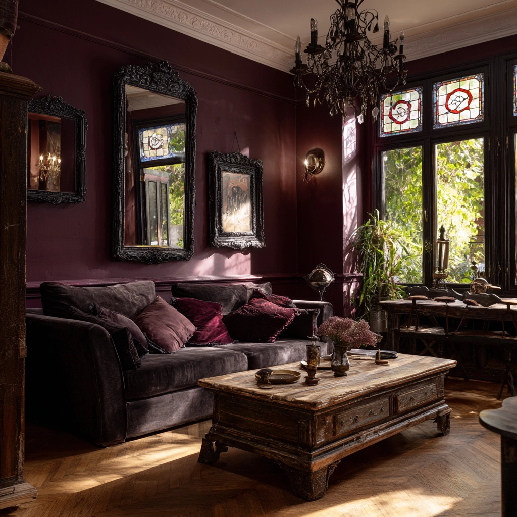 western gothic living room 4