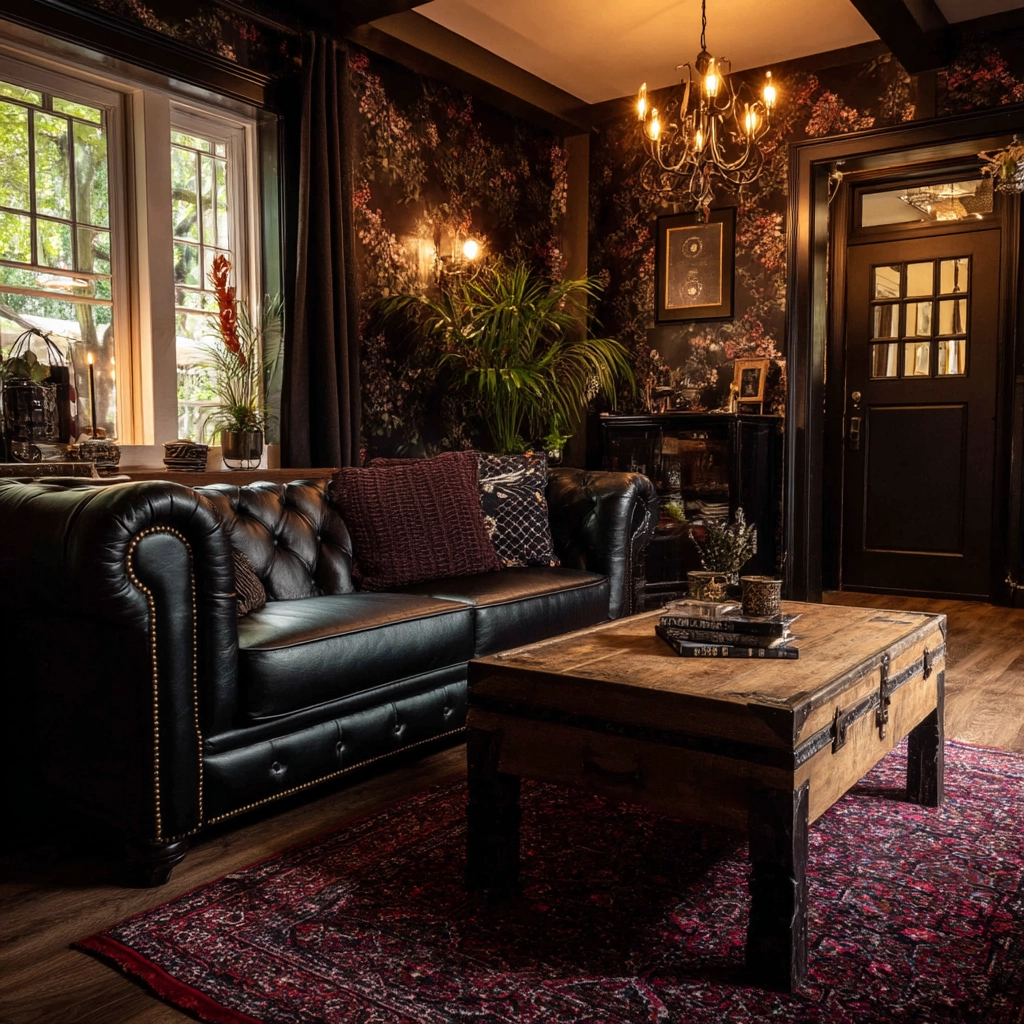 western gothic living room 45