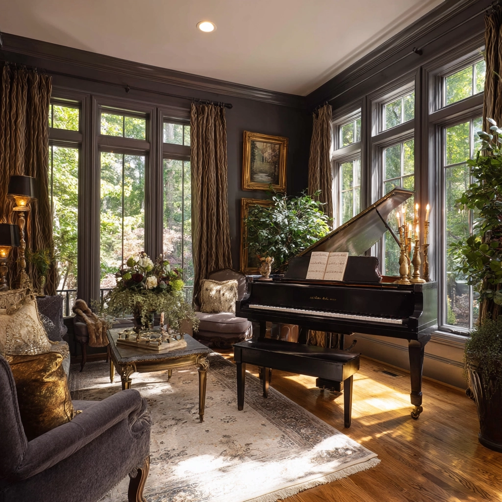 western gothic living room 51