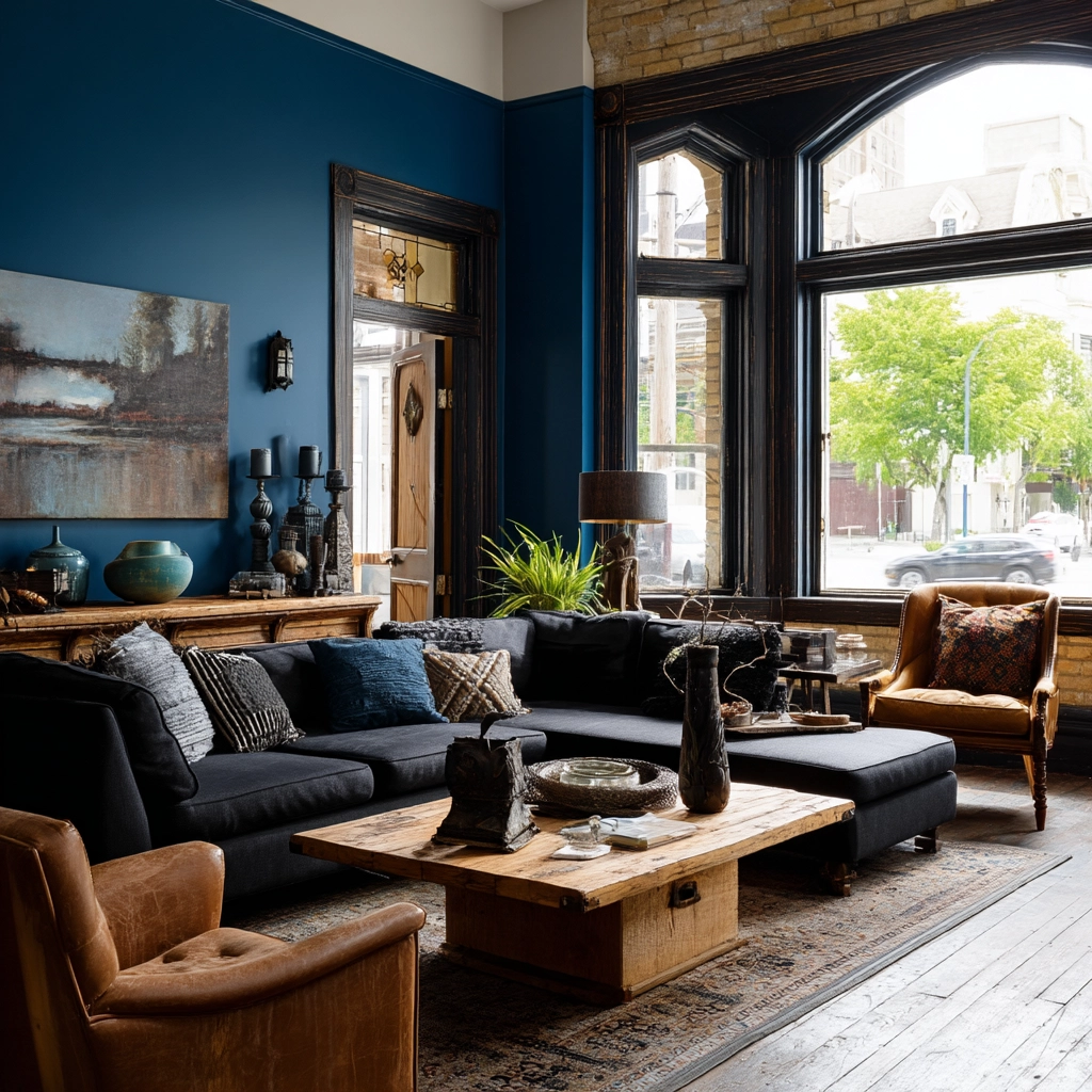 western gothic living room 57