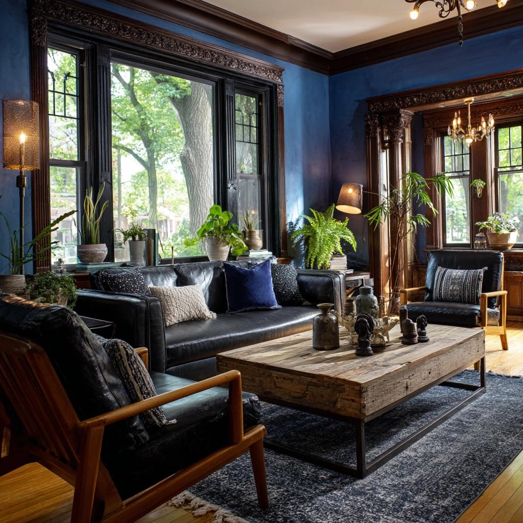 western gothic living room 58