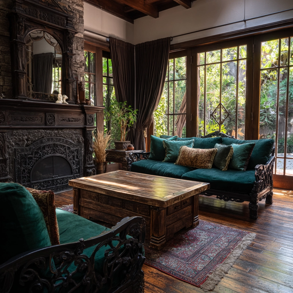 western gothic living room 6