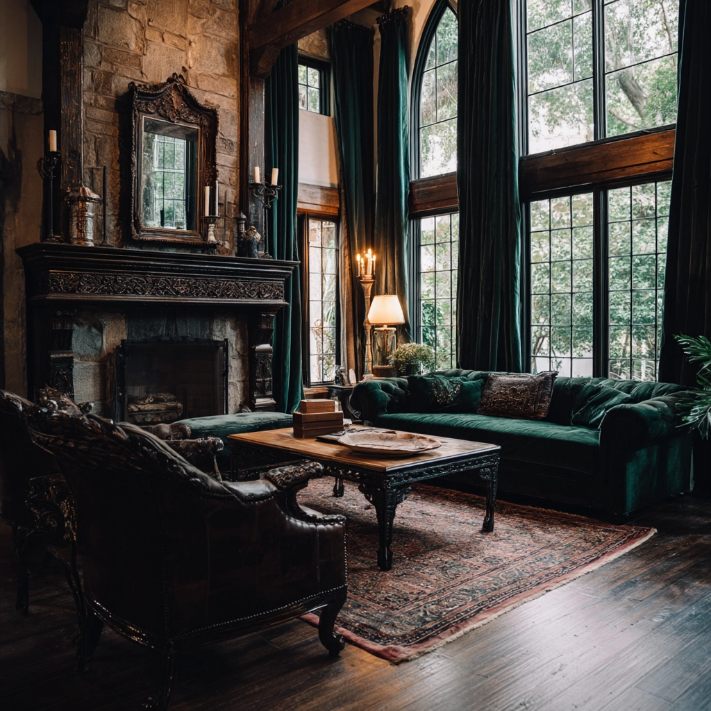 western gothic living room 8