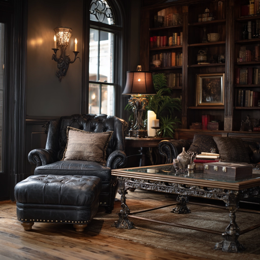 western gothic living room 9
