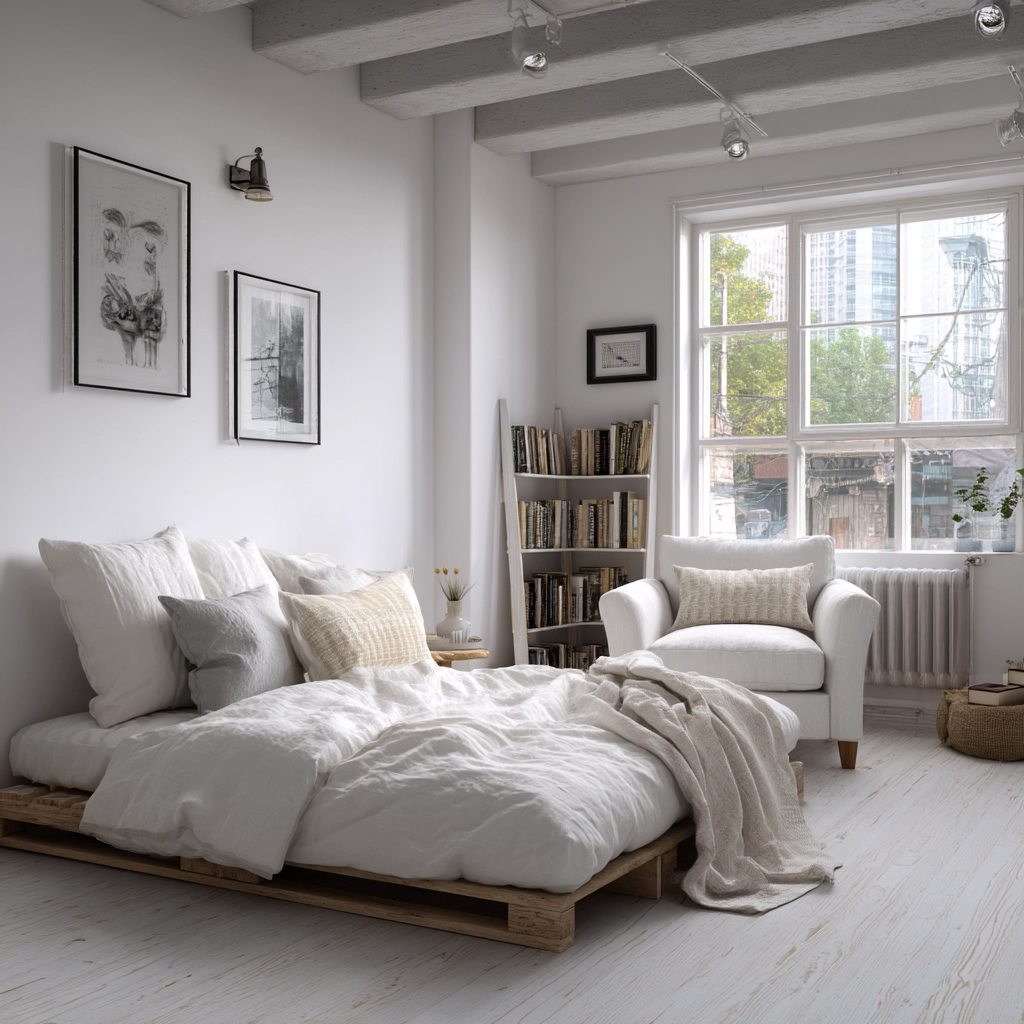 white aesthetic bedroom ideas 13