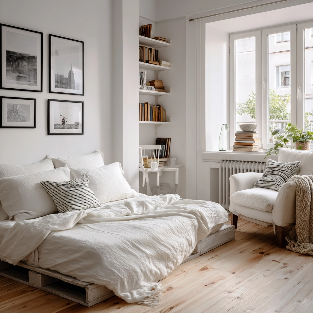 white aesthetic bedroom ideas 15