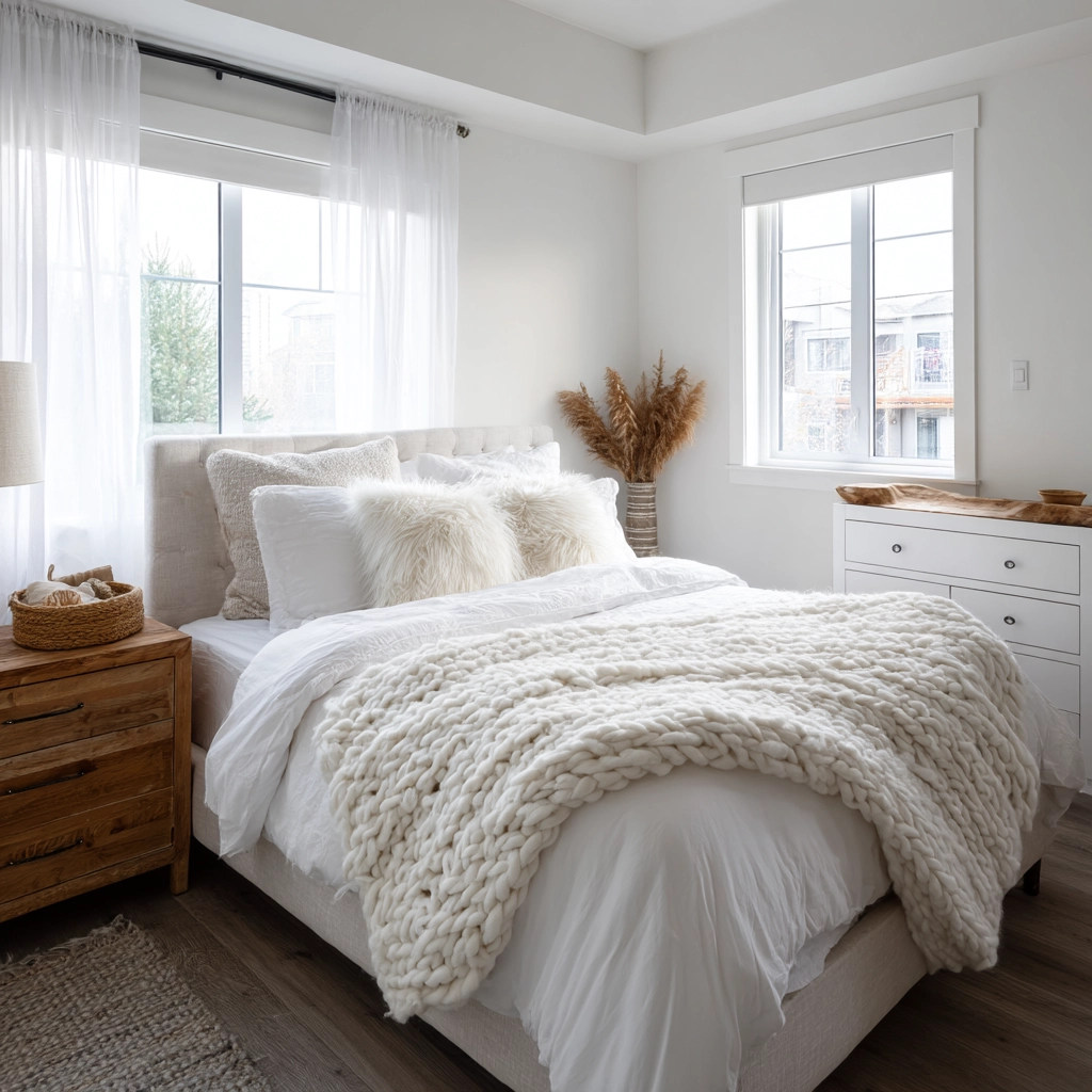 white aesthetic bedroom ideas 2