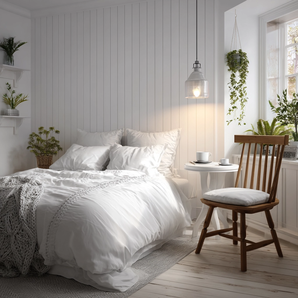 white aesthetic bedroom ideas 23
