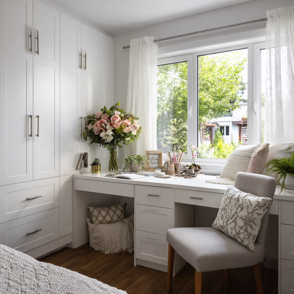 white aesthetic bedroom ideas 36