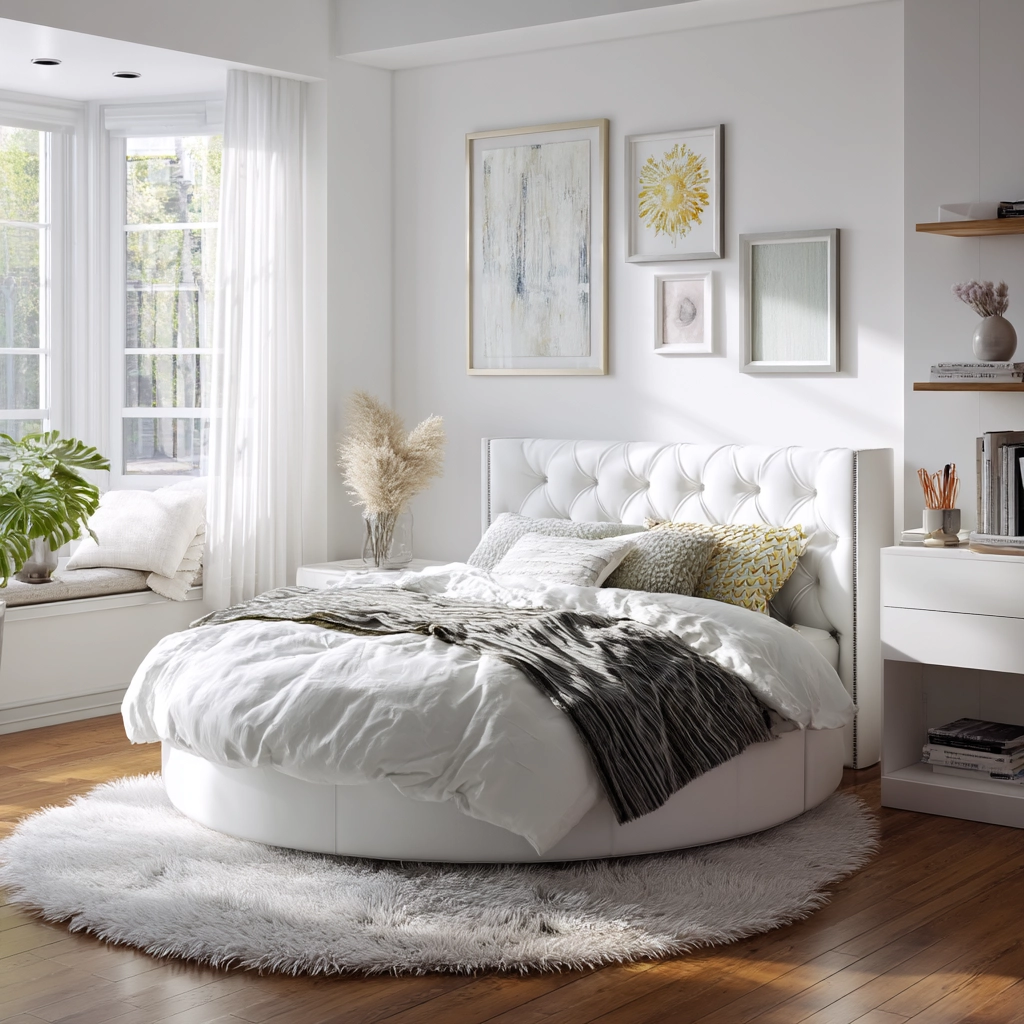 white aesthetic bedroom ideas 37